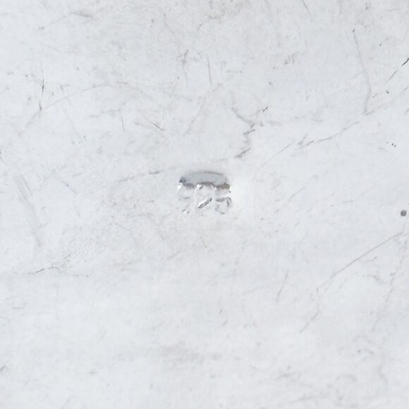 Vintage Sterling Silver 925 Onyx and Dyed Howlite Pendant - Picture 5 of 7